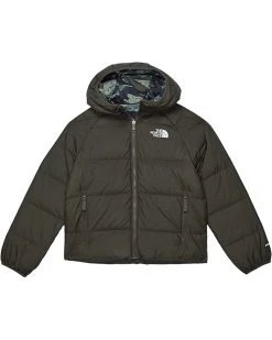 The North Face Kids Coats & Outerwear Printed Reversible North Down Hooded Jacket (Little Kids/Big Kids)